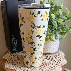BrüMate NAV XL 32oz Tumbler – Limited Edition Cottage Rose